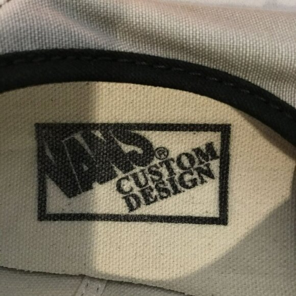 Vans The Era Skater Shoes Two Tone Canvas Women's Sz 7.5 Neon Orange Gray Unisex - Picture 7 of 8